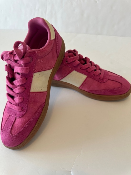 Zara Shoes - ZARA Pink/Cream Sz 36 (6) Suede Combined Trainers